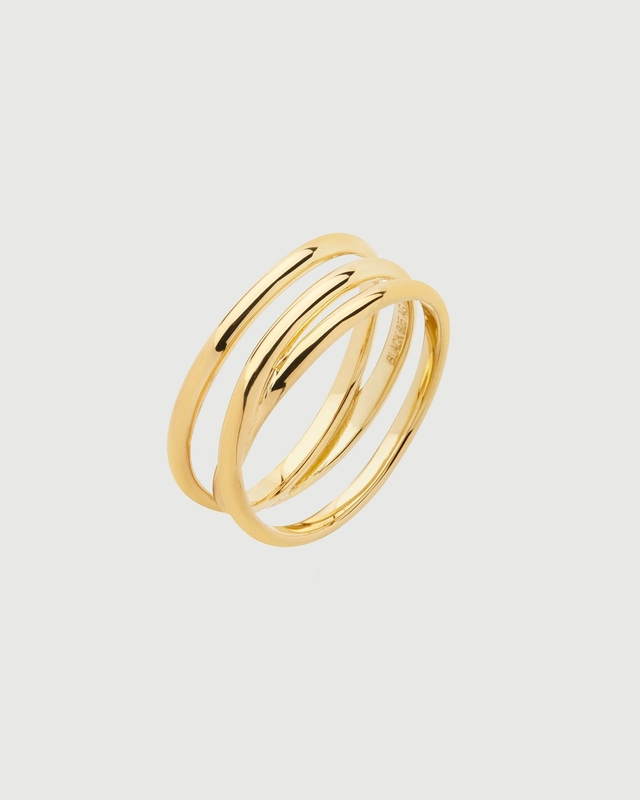 MARIA BLACK Ring Emelie Wrap Guld 54