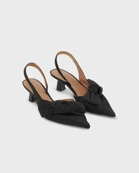Heels Soft Bow Kitten Heel Svart 2