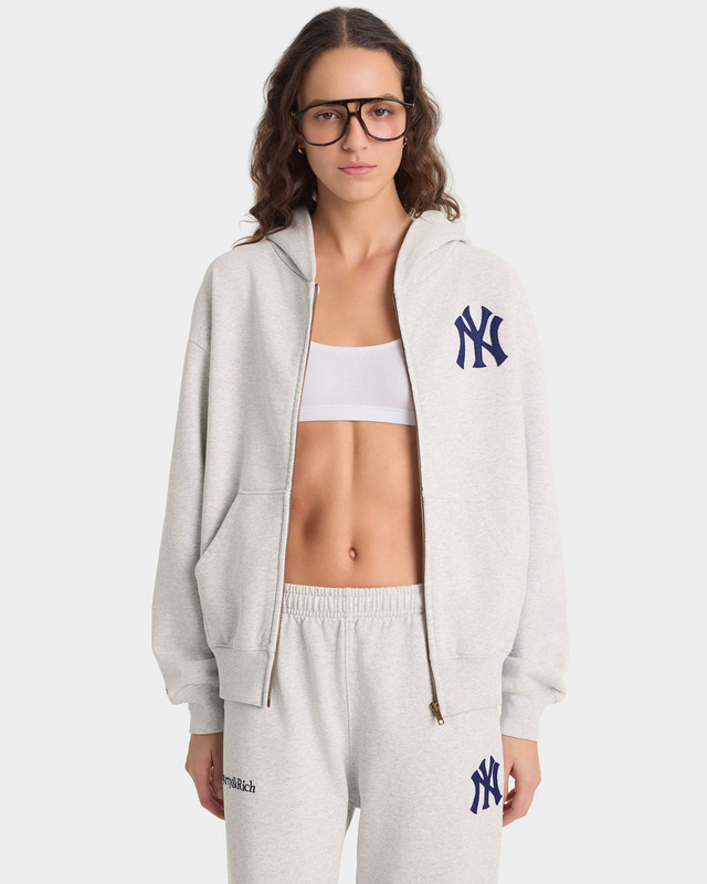 Sporty & Rich Hoodie Heritage Yankees Grey S