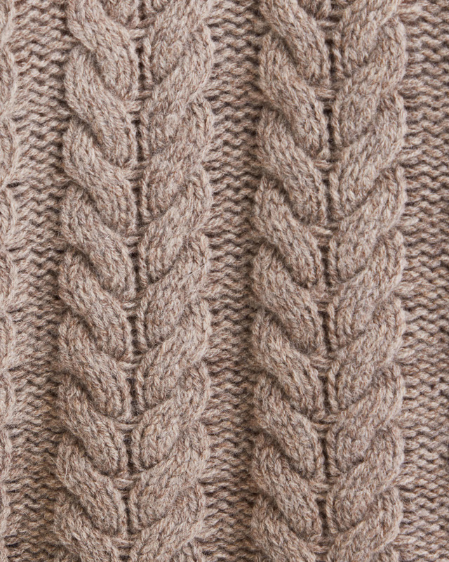 The Garment Tröja Cable Braided Knit Hasselnöt UK 8 (EUR 36)