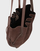 Yuzefi Taske Scallop Suede Brown ONESIZE