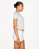 Skims T-shirt Cotton Jersey Light Heather Grey S