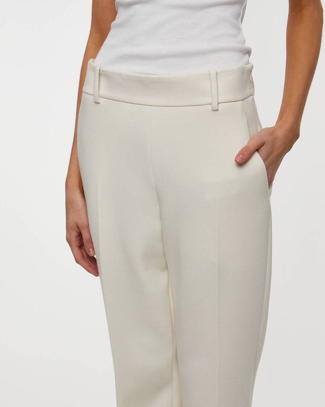 KHAITE Byxor Cambie Pant Creme US 4 ( EUR 36)