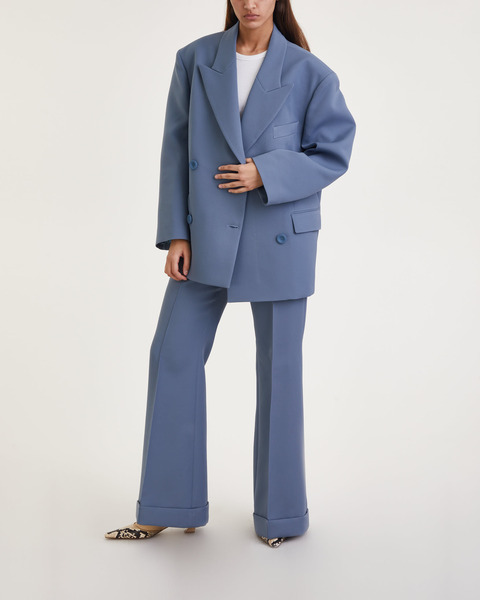 Trousers FN-WN-TROU000957 Dusty blue 2