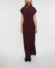 Filippa K Dress Long Tie-Neck Burgundy  36