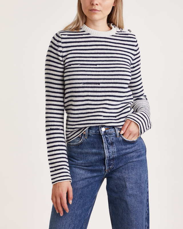 Zadig & Voltaire Sweater Jade We Svart/vit S