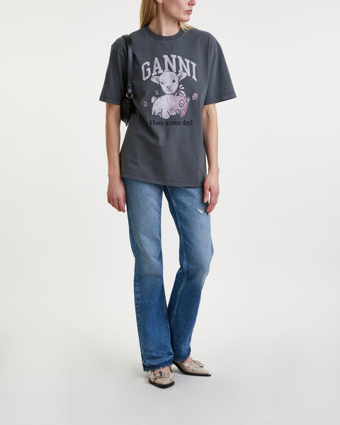T-Shirt Future Heavy Jersey Lamb Grå 2