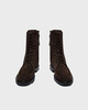 Aeyde Ankle Boot Tate Cow Suede Leather Dark brown EUR 41