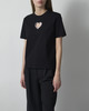 CLOEYS T-shirt heart white Black S