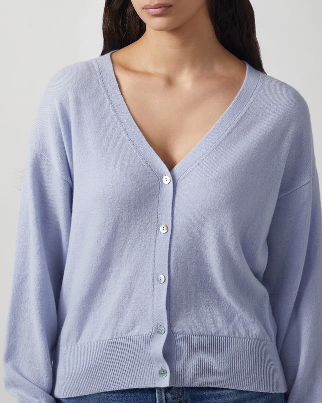 Wakakuu Icons Cardigan Harrow Cashmere Ljusblå XL