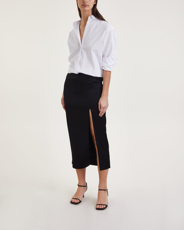 Filippa K Skirt Satin Pencil Black 38