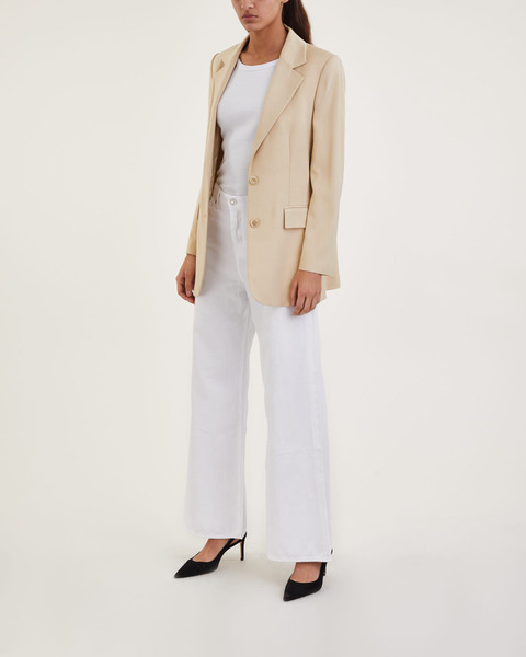 Trousers Zoey Summer Linen Vit 2