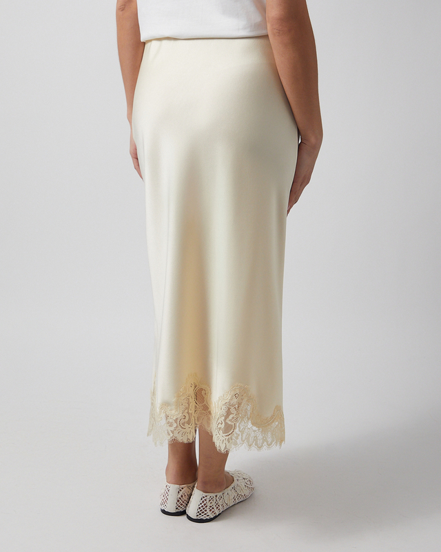 Wakakuu Icons Kjol Lior Lace Ljusgul L