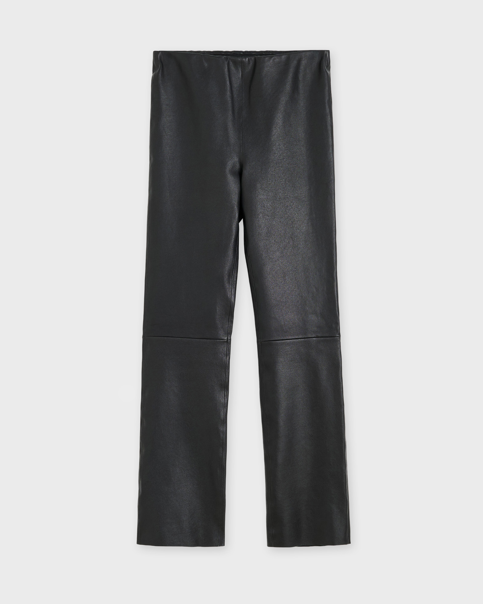 By Malene Birger Women's Black Florentina Trousers Long Leather 38