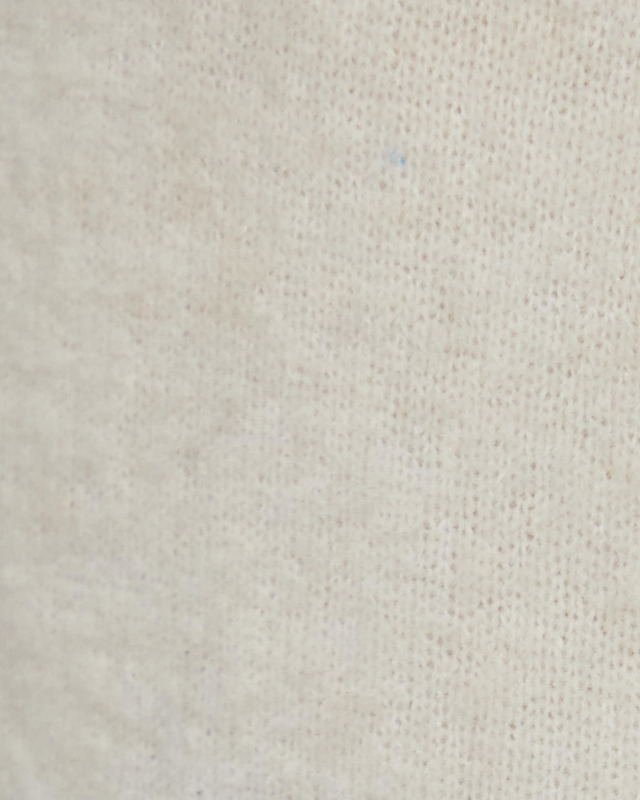 GANNI Tröja Brushed Alpaca O-Neck Egret L