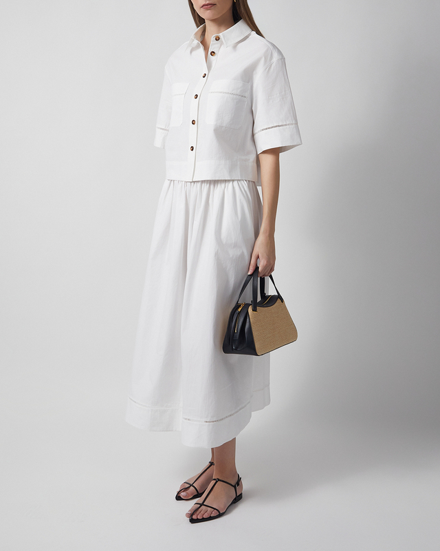 Wakakuu Icons Skirt Sandy Cotton White M