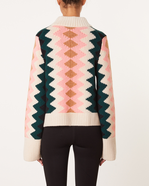 Cashmere knit  Lima Intarsia Sweater Multicolor 2
