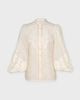 Zimmermann Blus Ottie Embroidered Creme 1 (S-M)