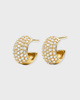 CBYC Earrings Wide Huggie Gold Guld ONESIZE
