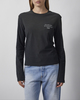 Acne Studios T-shirt Long Sleeve 1996 Stamp Faded Black L-XL