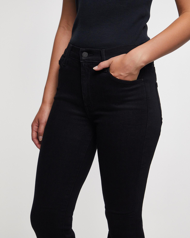 Mother Denim Jeans The Weekender Black 28