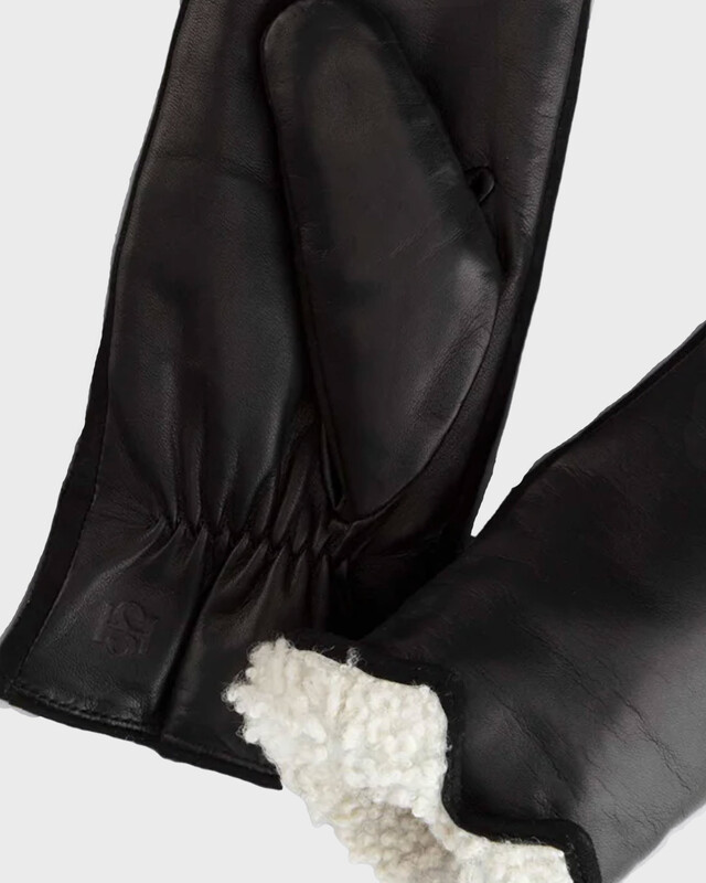 Handsome Stockholm Gloves Essentials Mittens Black Svart XL