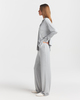 Skims Pyjamassett Sleep Long Sleeve Button Up Light Heather Grey M