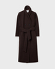Dagmar Coat relaxed wool  Chocolate 42