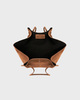 YUZEFI Large Mochi Suede Bag  Cognac ONESIZE