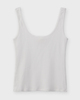 Wakakuu Icons Top Cato Rib Tank  White XS