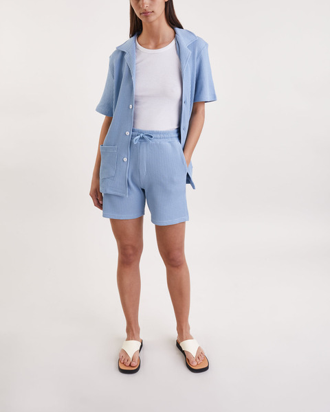 Shorts Waffler Blå 2