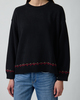 Found Striktrøje Crest Black L