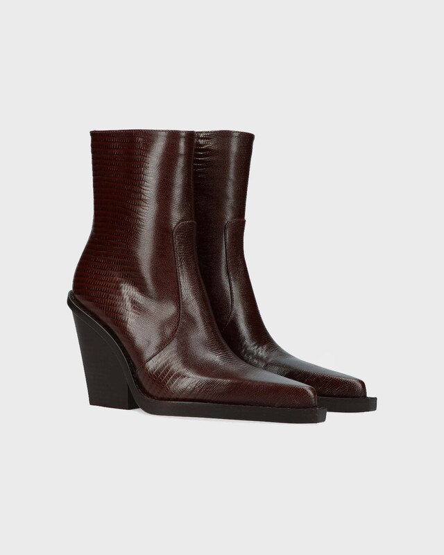 PARIS TEXAS Rodeo Ankle Boot Röd/brun EUR 40