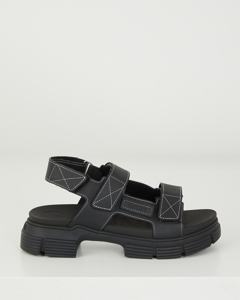 Sandals Recycled Rubber Black 1
