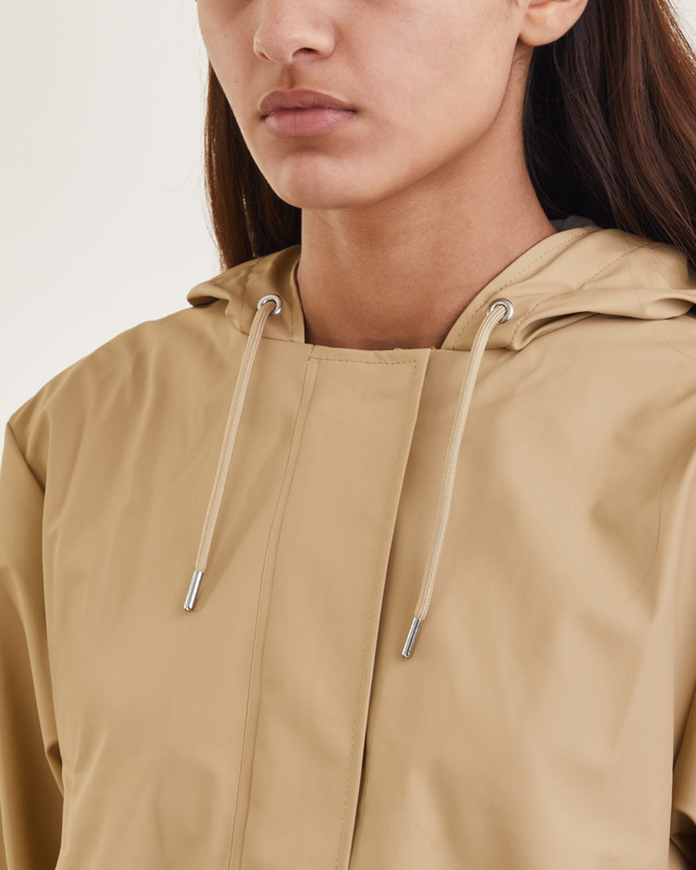 Rains String W Jacket Sand L