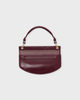 GANNI Väska Apo-G Mini Top Handle Box Burgundy  ONESIZE