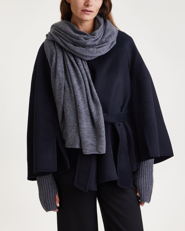 LISA YANG Scarf Paris Cashmere Grå ONESIZE