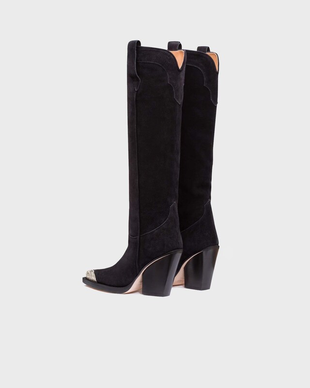 Paris Texas Stövlar El Dorado Embellished Toe Svart EUR 39