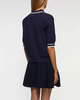 Wakakuu Icons Sweater Nantes Polo Knit Blue/White M