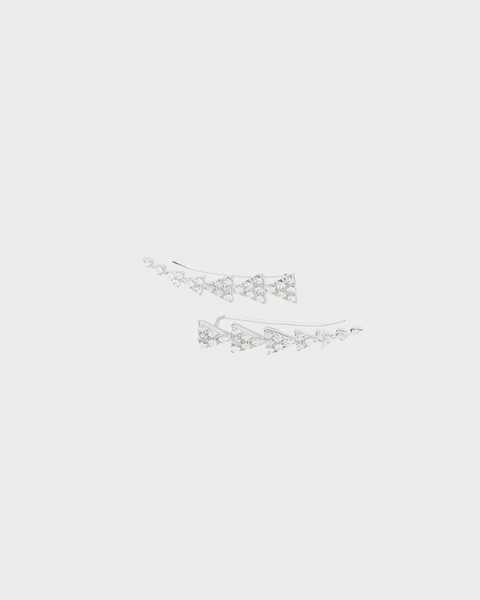 Earring Gloria Ear Climber Silver ONESIZE 1