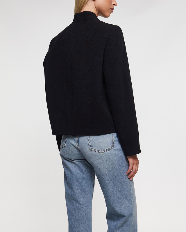 Dagmar Jacket Short Curved Black 38