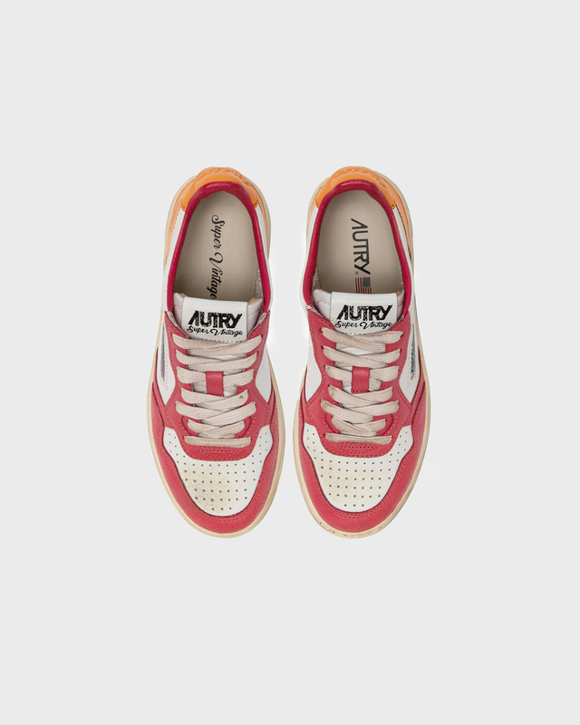 Autry Sneakers Medalist Low Super Vintage Vit/orange EUR 36