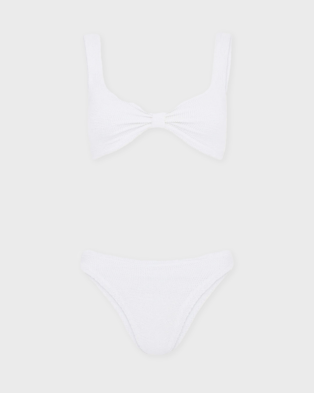 Hunza G Bikini Bonnie White ONESIZE