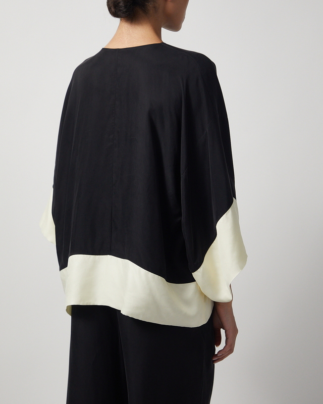 By Malene Birger Blouse Cicie  Black/White 36