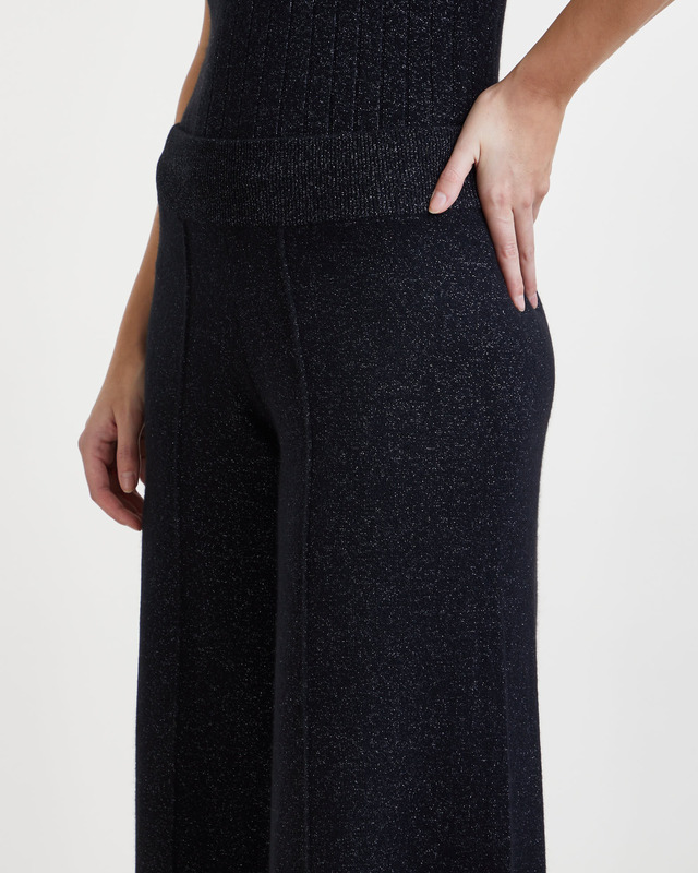 LISA YANG Trousers Ilaria Sparkle Cashmere Svart 1 (S-M)