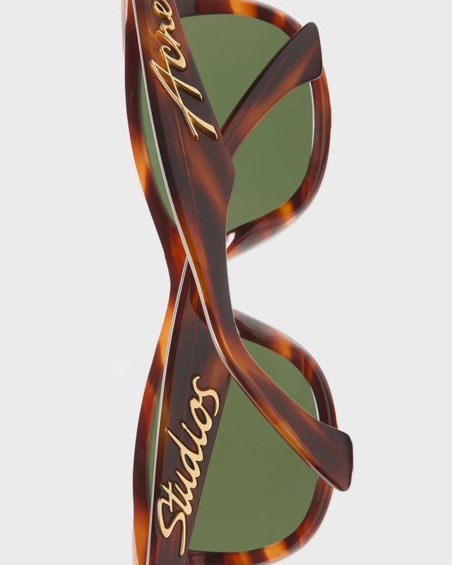 Acne Studios Sunglasses Square-Frame Brown ONESIZE