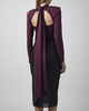 ROTATE  Topp Long-Sleeved Scarf Burgundy 36