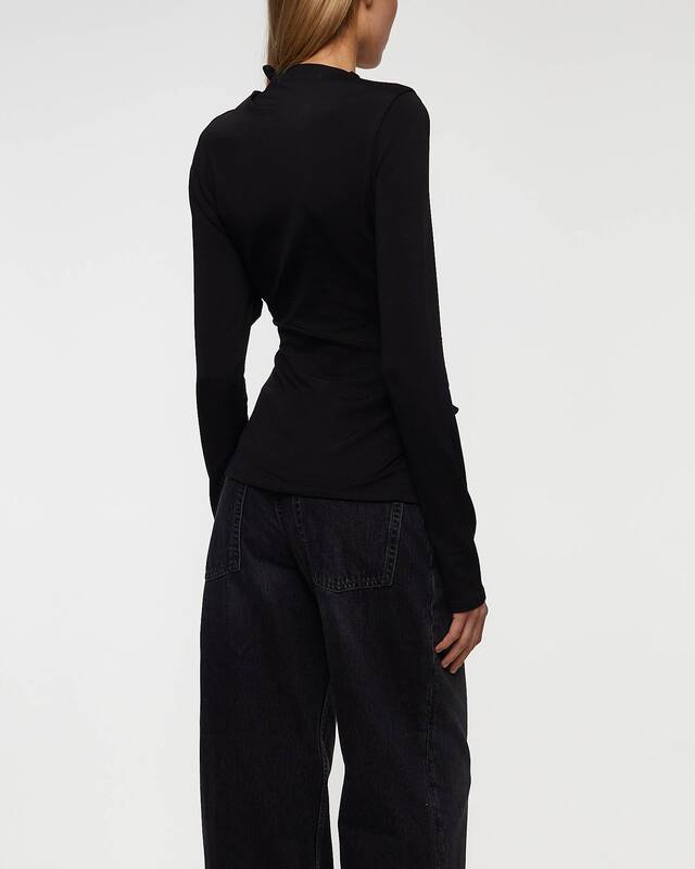 Acne Studios Topp Knot Long Sleeve Svart M