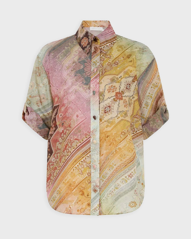 Zimmermann Skjorta Tallow Relaxed  Multicolor 2 (M-L)