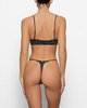 Skims Bralette Fits Everybody Lace Scoop Black 861
